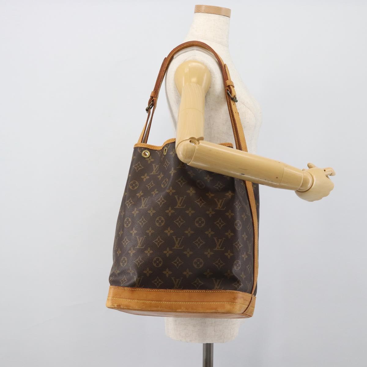 LOUIS VUITTON Monogram Noe Shoulder Bag M42224 LV Auth 192904