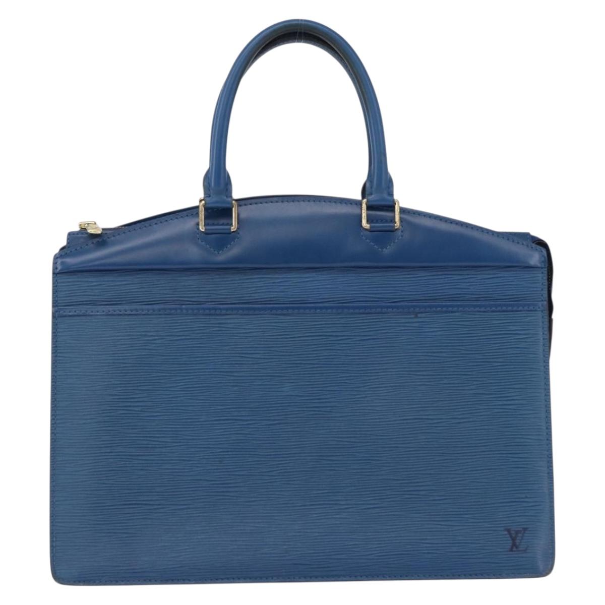 LOUIS VUITTON Epi Riviera Hand Bag Blue M48185 LV Auth 192907