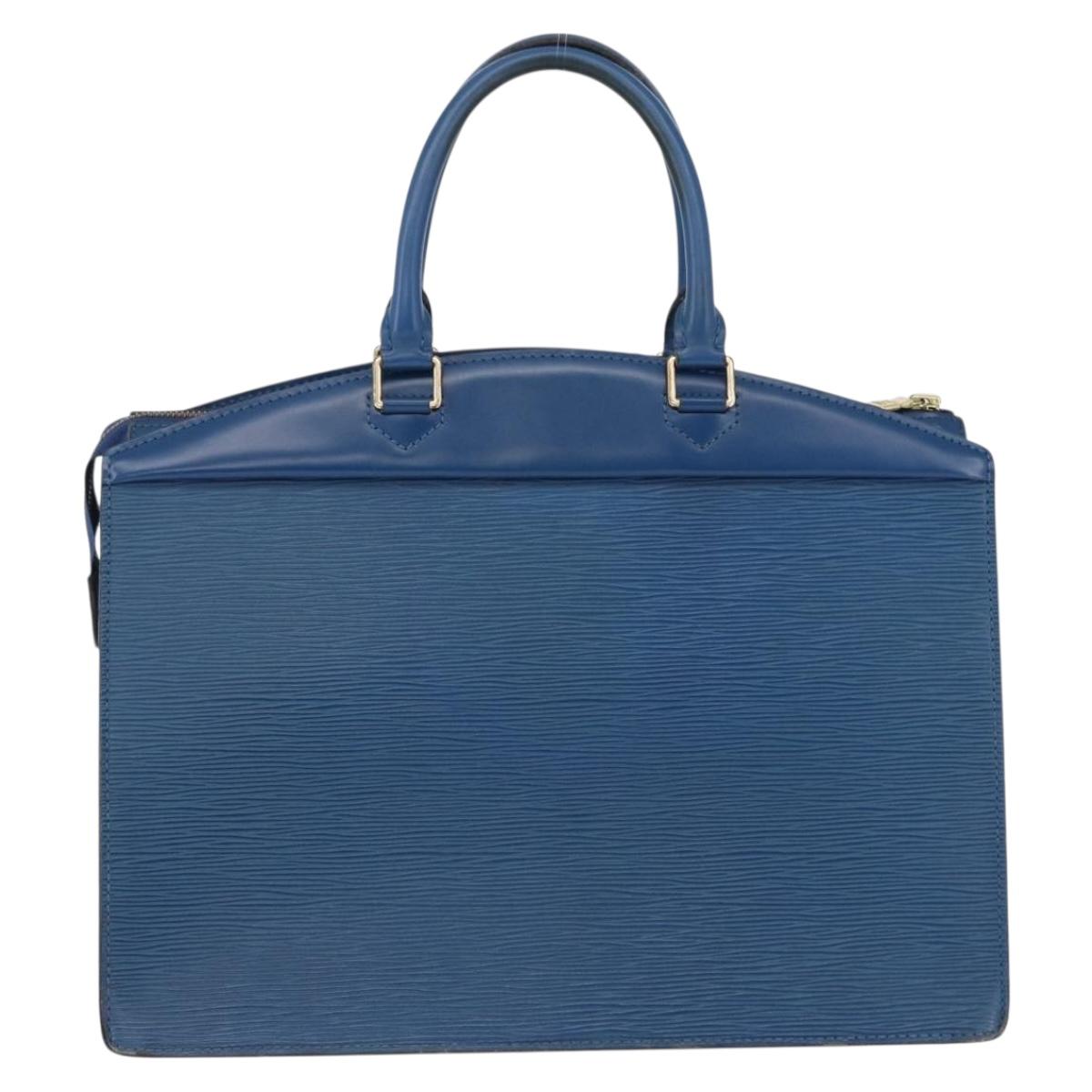 LOUIS VUITTON Epi Riviera Hand Bag Blue M48185 LV Auth 192907