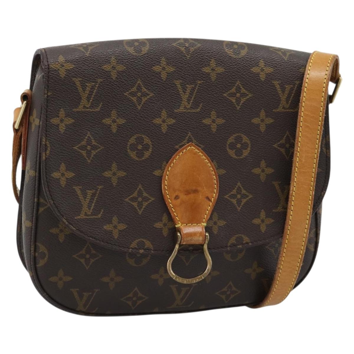 LOUIS VUITTON Monogram Saint Cloud GM Shoulder Bag M51242 LV Auth 192912
