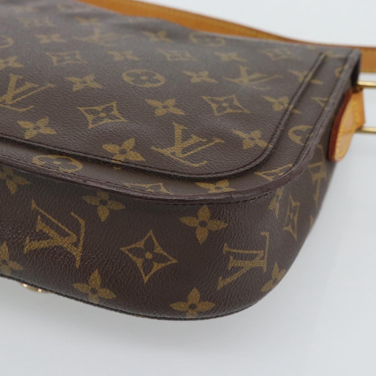LOUIS VUITTON Monogram Saint Cloud GM Shoulder Bag M51242 LV Auth 192912