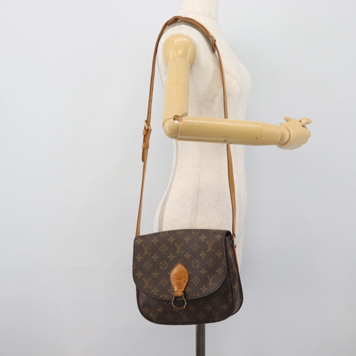 LOUIS VUITTON Monogram Saint Cloud GM Shoulder Bag M51242 LV Auth 192912