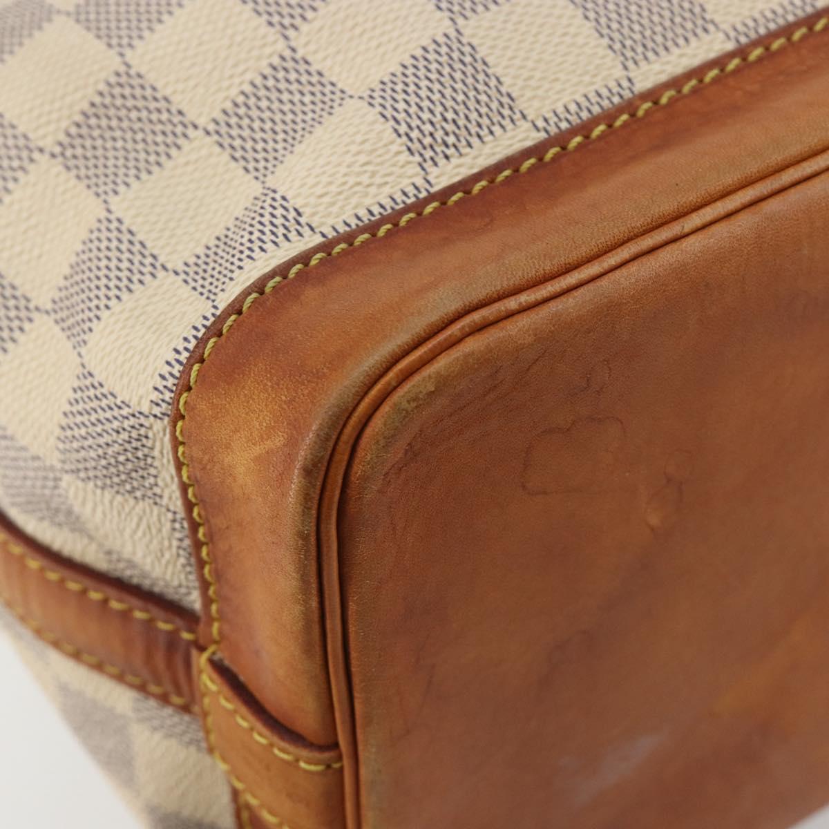 LOUIS VUITTON Damier Azur Noe BB Shoulder Bag N41220 LV Auth 192913