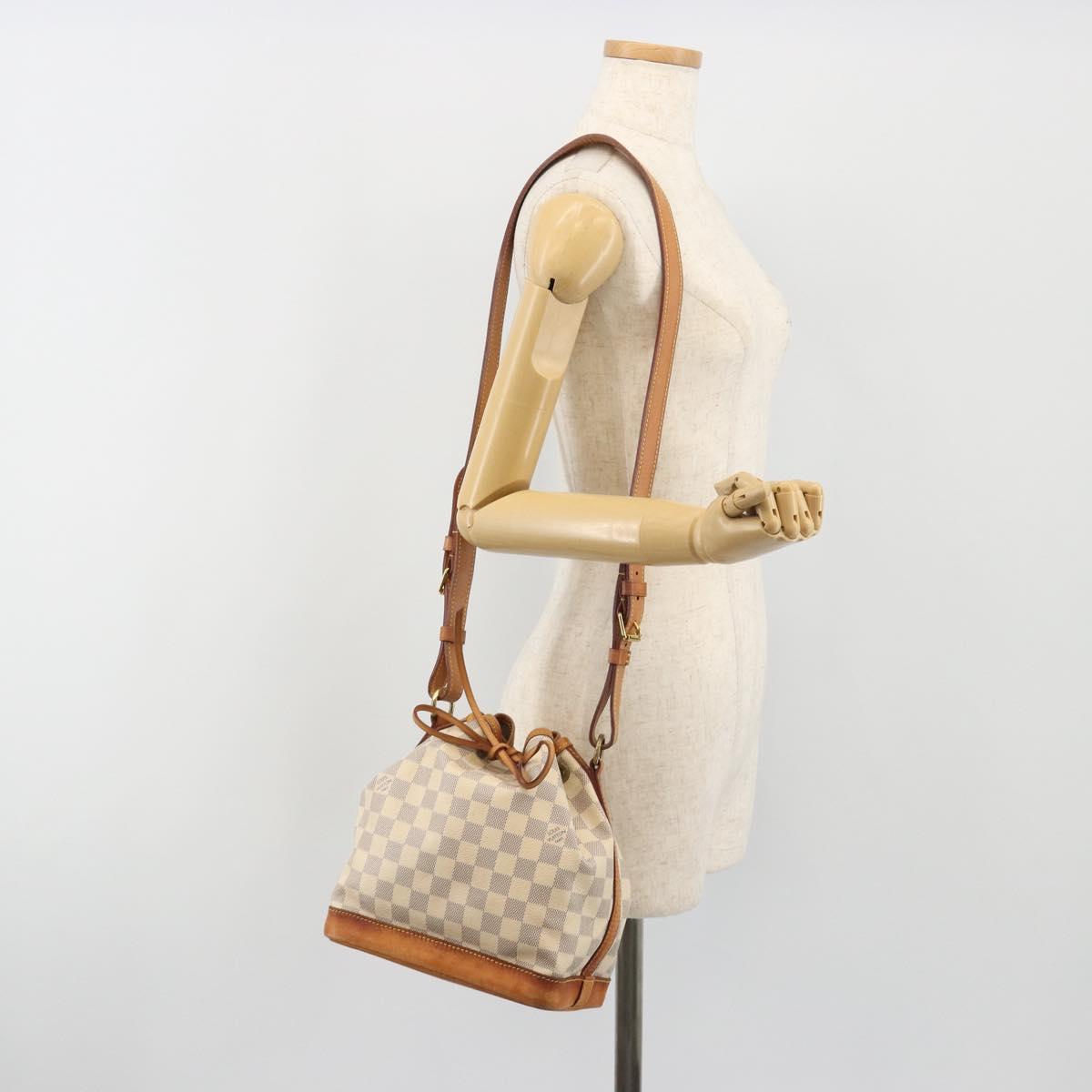 LOUIS VUITTON Damier Azur Noe BB Shoulder Bag N41220 LV Auth 192913
