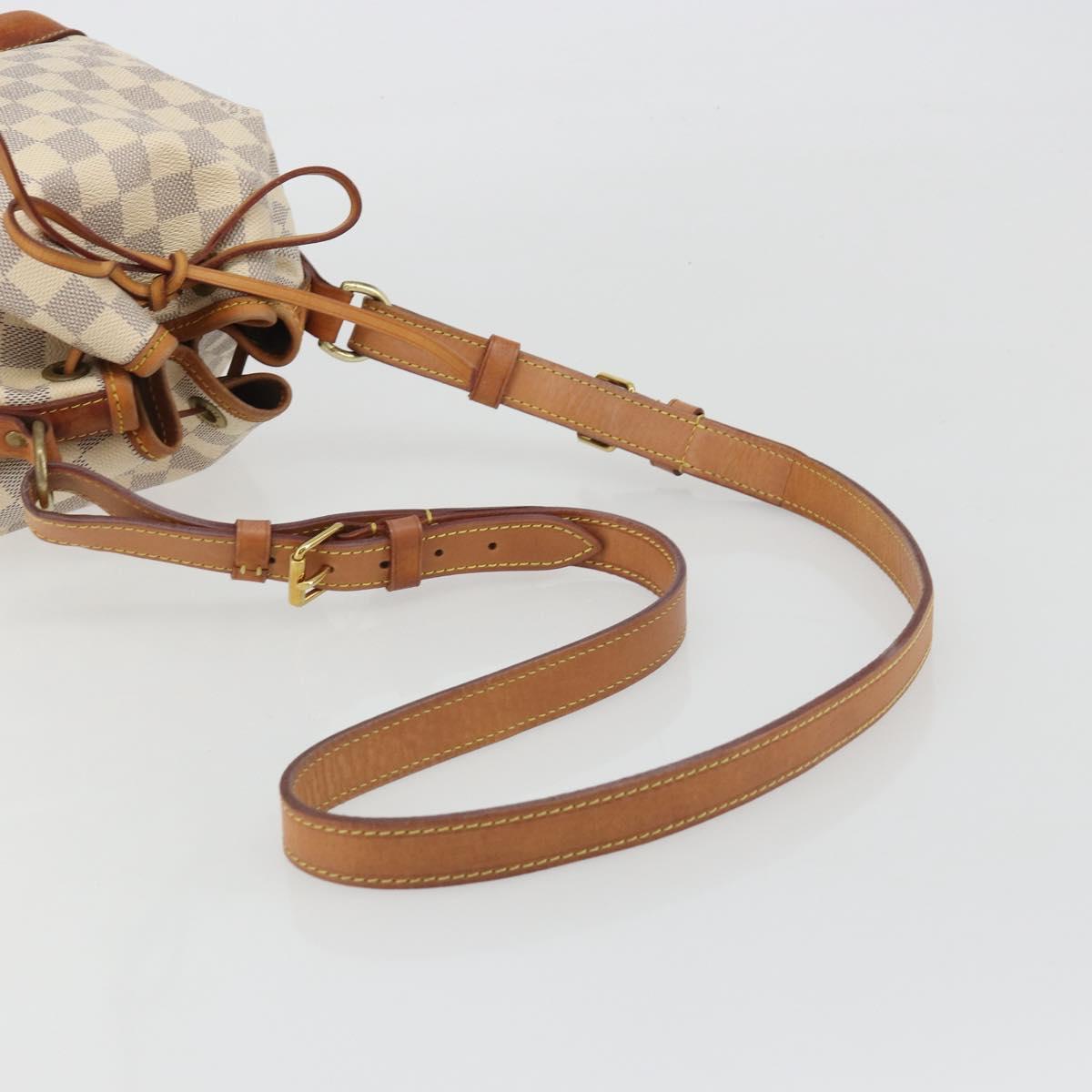 LOUIS VUITTON Damier Azur Noe BB Shoulder Bag N41220 LV Auth 192913
