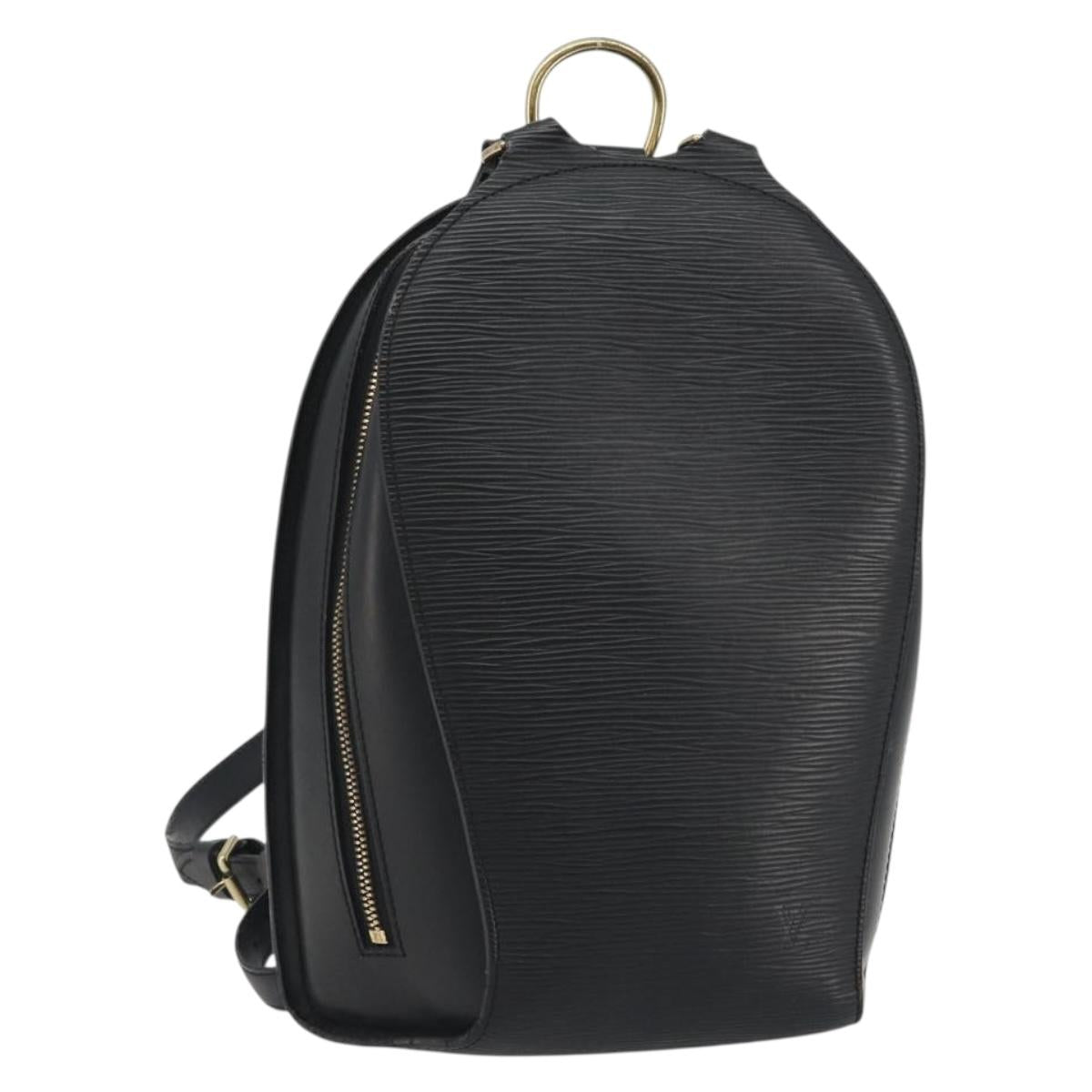 LOUIS VUITTON Epi Mabillon Backpack Black M52232 LV Auth 192914