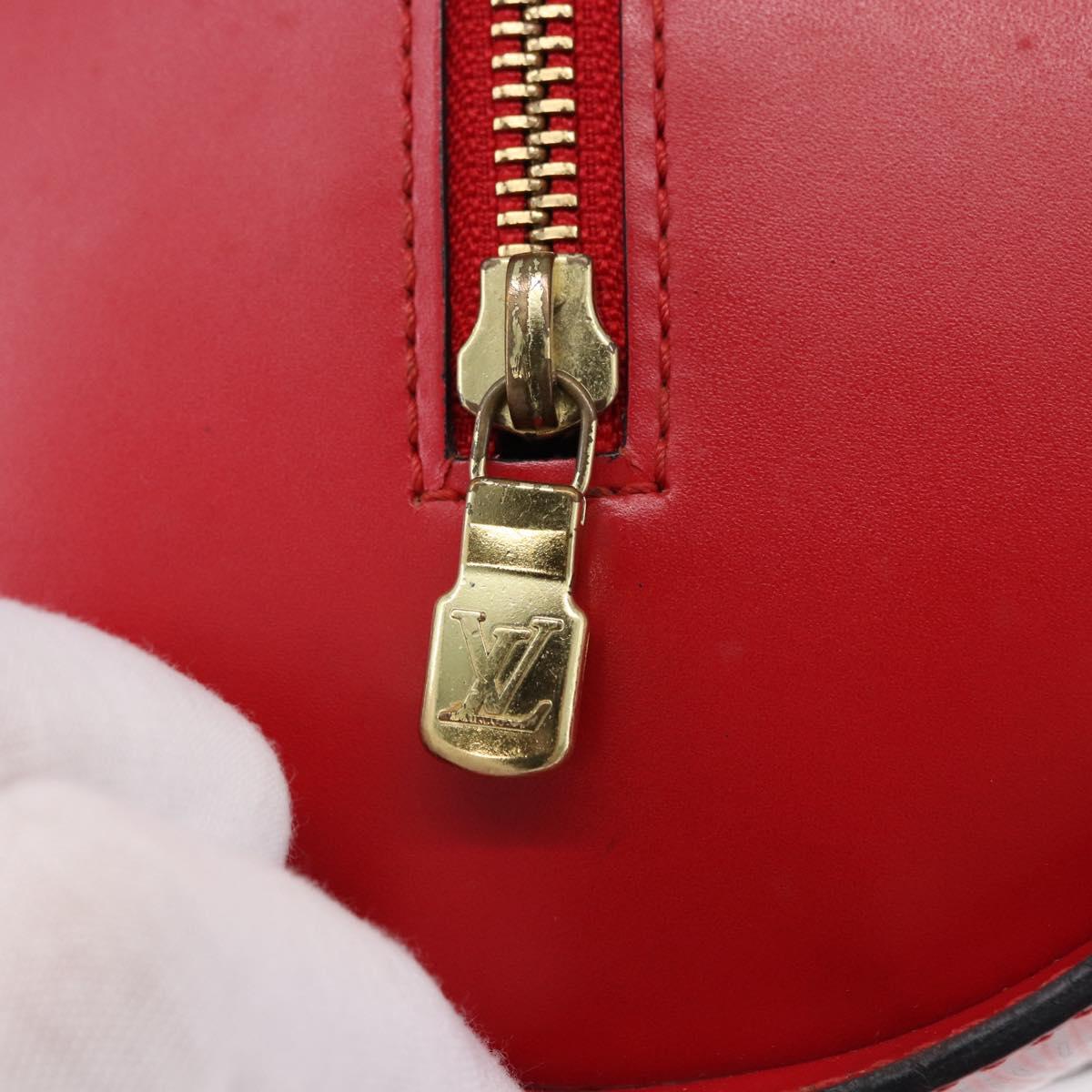 LOUIS VUITTON Epi Soufflot Hand Bag Red M52227 LV Auth 192918