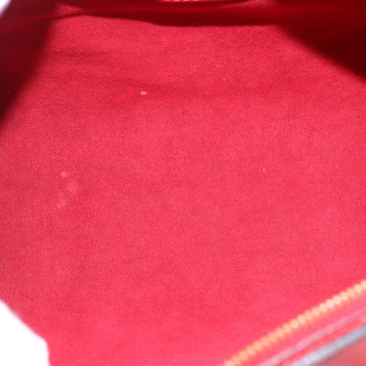 LOUIS VUITTON Epi Soufflot Hand Bag Red M52227 LV Auth 192918