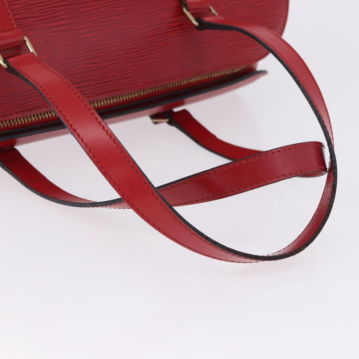 LOUIS VUITTON Epi Soufflot Hand Bag Red M52227 LV Auth 192918