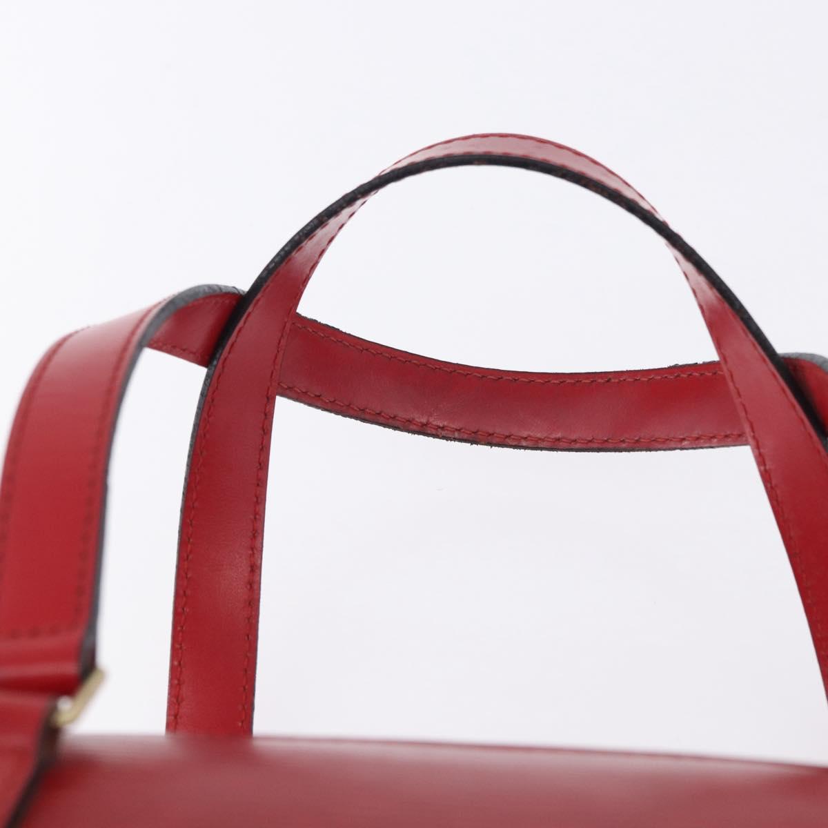 LOUIS VUITTON Epi Soufflot Hand Bag Red M52227 LV Auth 192918