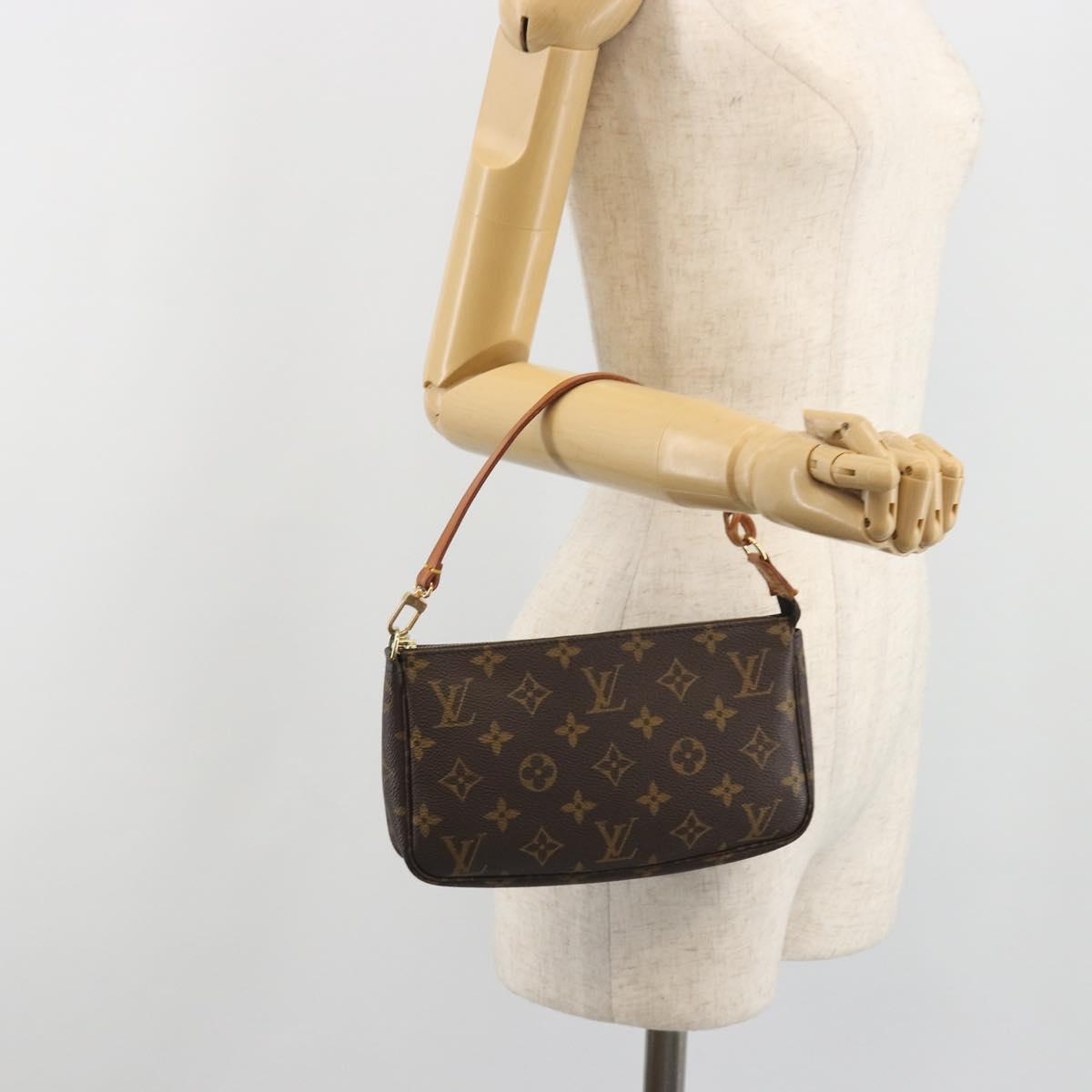 LOUIS VUITTON Monogram Pochette Accessoires Pouch M51980 LV Auth 192920