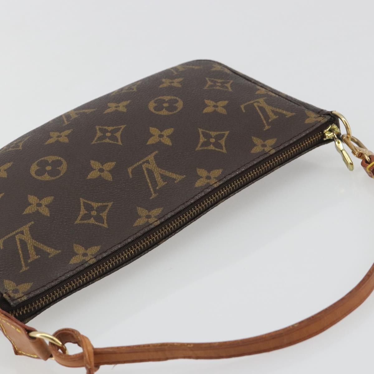 LOUIS VUITTON Monogram Pochette Accessoires Pouch M51980 LV Auth 192920