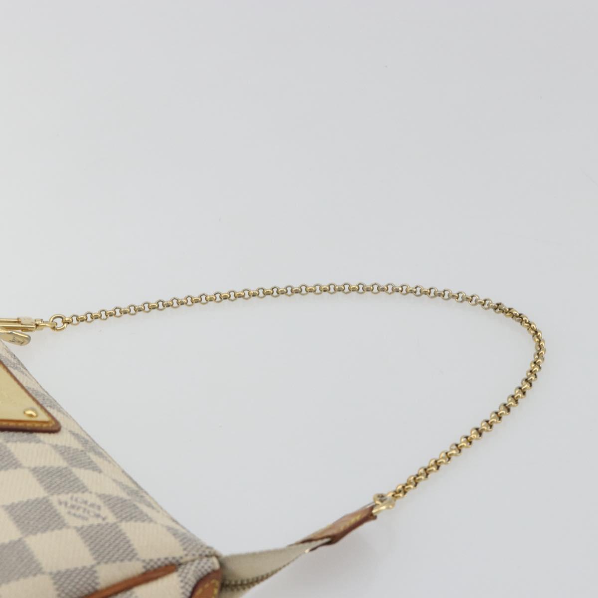LOUIS VUITTON Damier Azur Eva Shoulder Bag 2way N55214 LV Auth 192924A