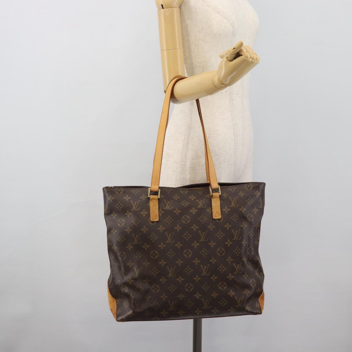 LOUIS VUITTON Monogram Cabas Piano Tote Bag M51148 LV Auth 192926
