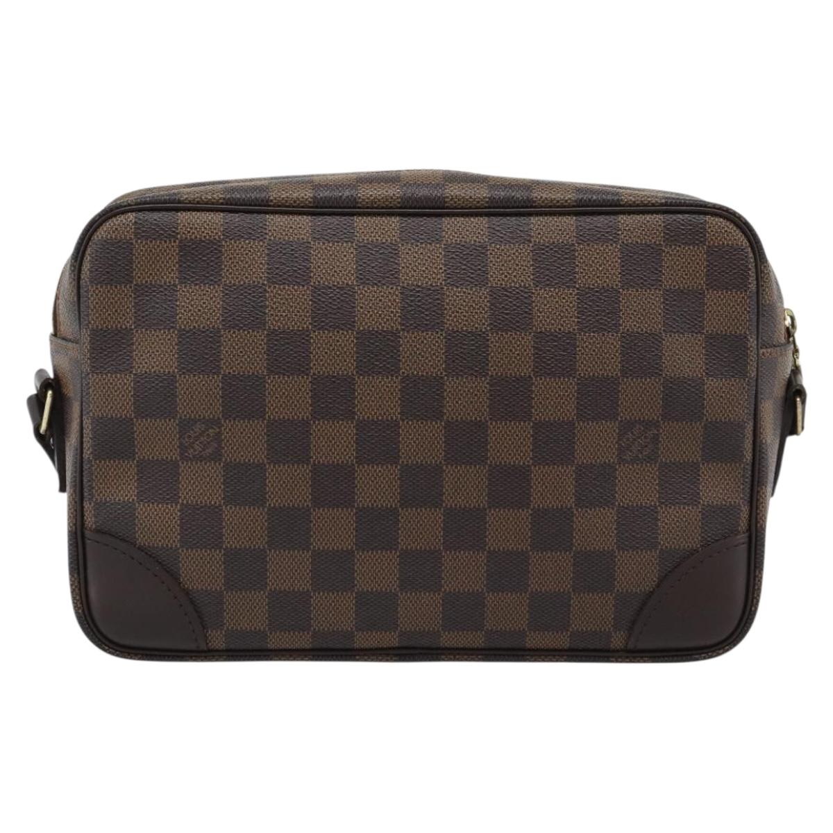 LOUIS VUITTON Damier Ebene Trocadero 27 Shoulder Bag SPO N48085 LV Auth 192937V