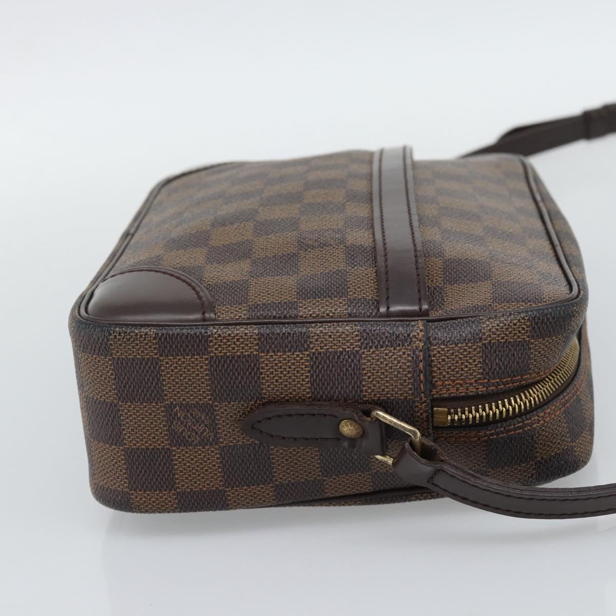 LOUIS VUITTON Damier Ebene Trocadero 27 Shoulder Bag SPO N48085 LV Auth 192937V