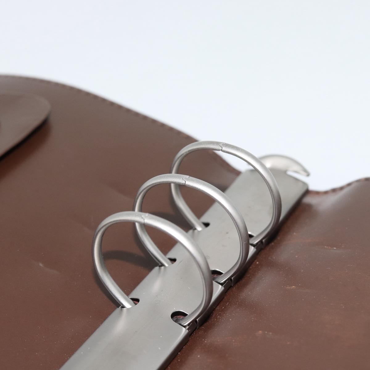 LOUIS VUITTON Epi Agenda GM Day Planner Cover Mocha Brown R2006D LV Auth 192942