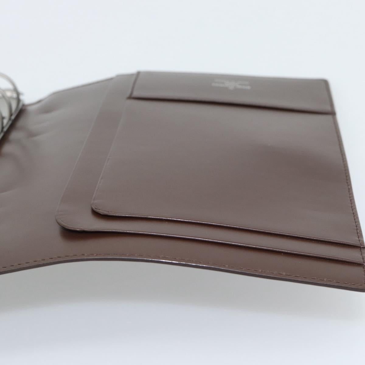 LOUIS VUITTON Epi Agenda GM Day Planner Cover Mocha Brown R2006D LV Auth 192942