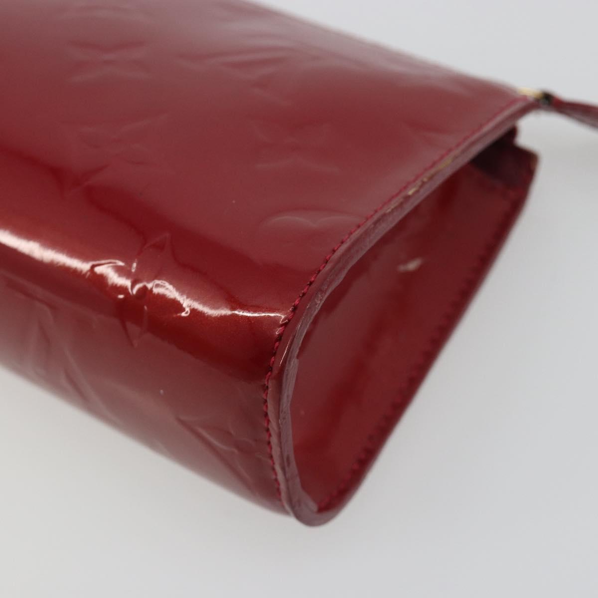 LOUIS VUITTON Monogram Vernis Trousse Cosmetic Pomme D'amour M93568 Auth 192945