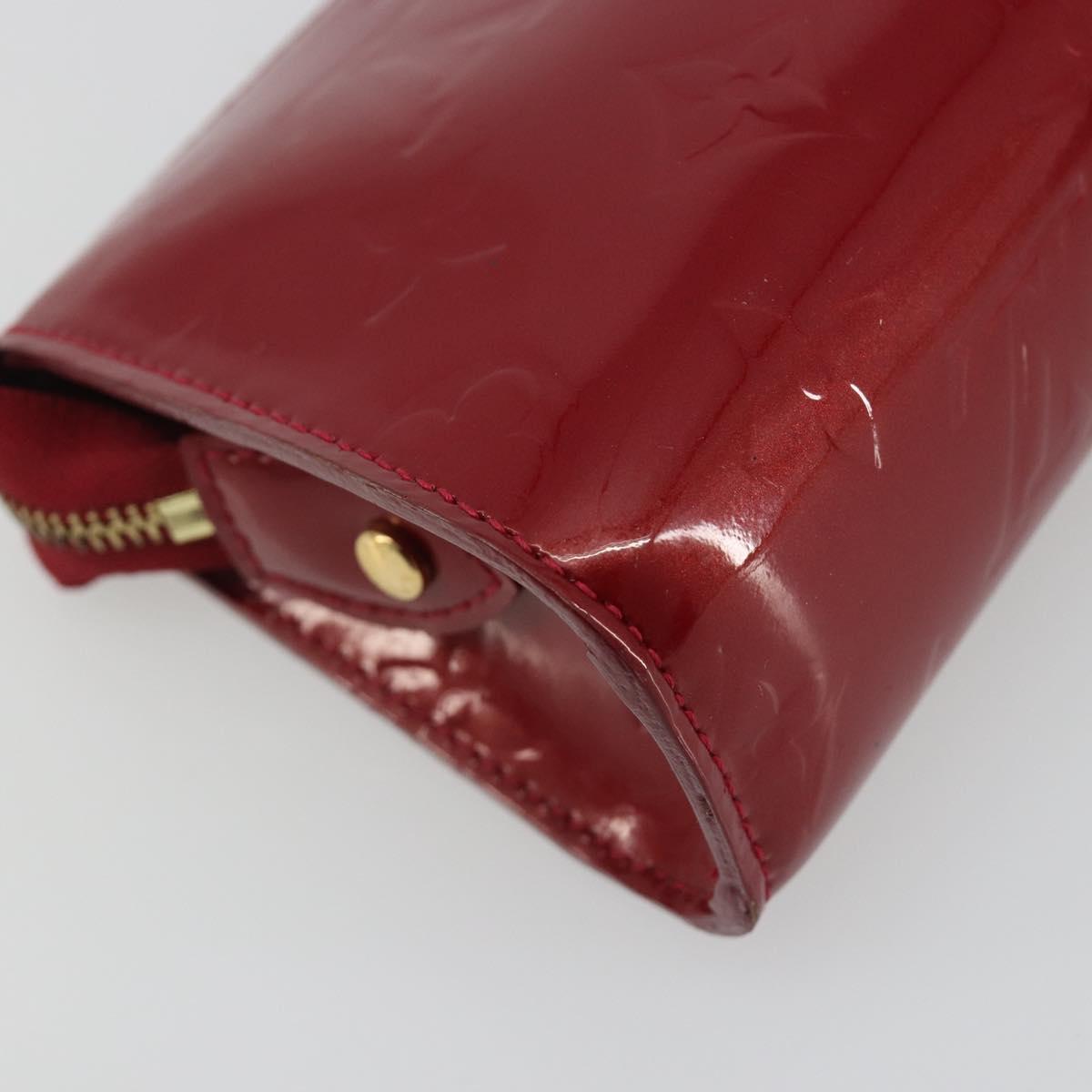 LOUIS VUITTON Monogram Vernis Trousse Cosmetic Pomme D'amour M93568 Auth 192945