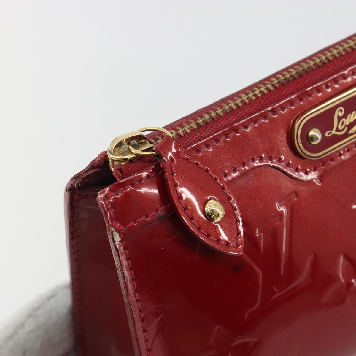 LOUIS VUITTON Monogram Vernis Trousse Cosmetic Pomme D'amour M93568 Auth 192945