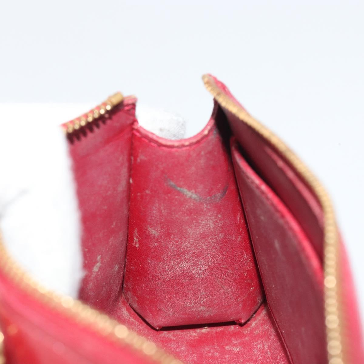 LOUIS VUITTON Monogram Vernis Trousse Cosmetic Pomme D'amour M93568 Auth 192945