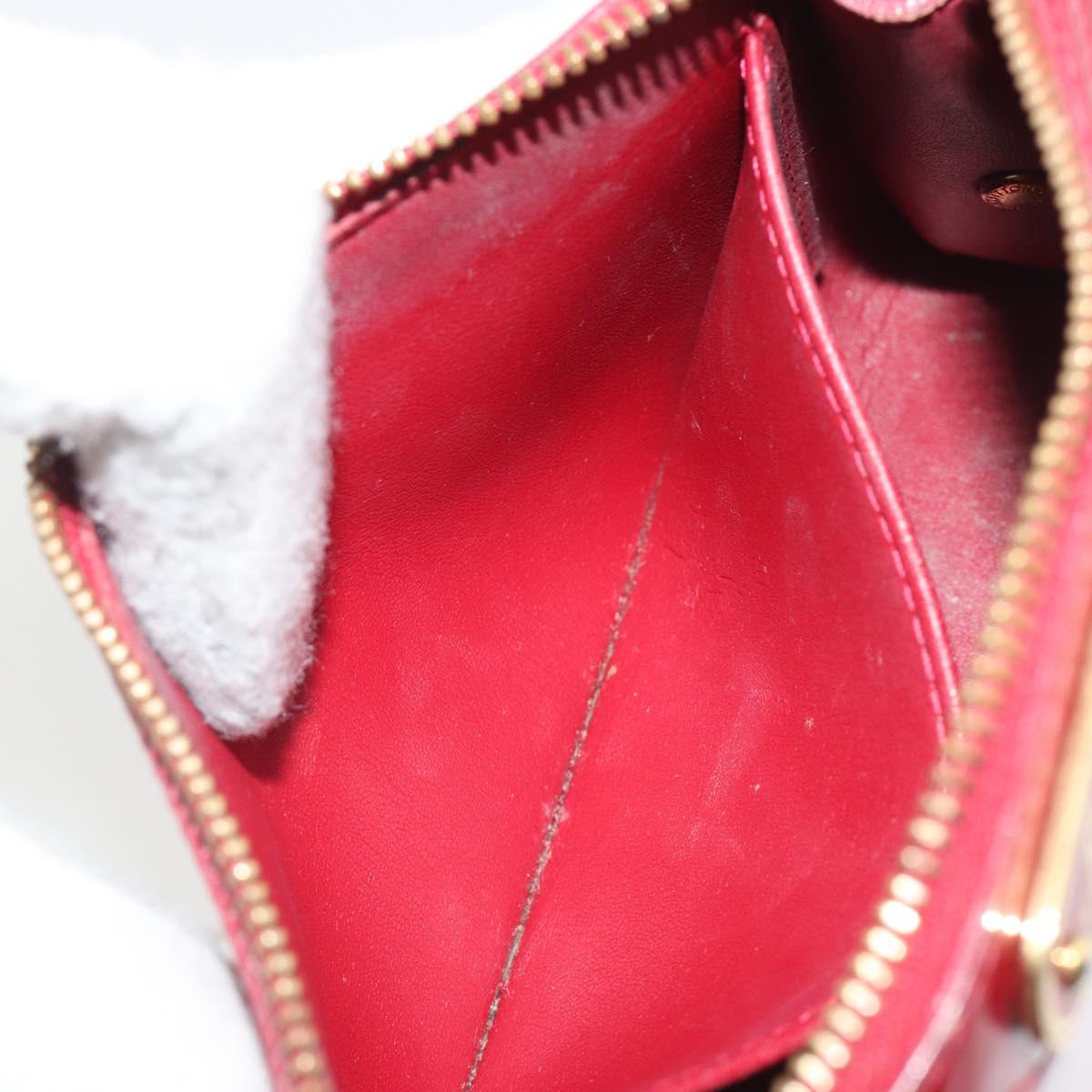 LOUIS VUITTON Monogram Vernis Trousse Cosmetic Pomme D'amour M93568 Auth 192945