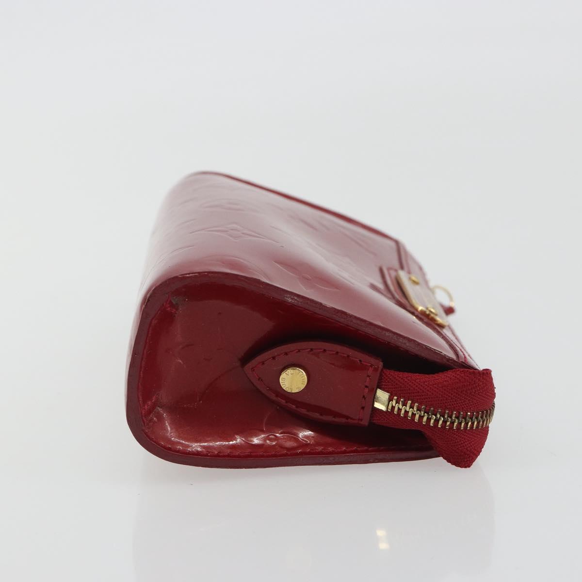 LOUIS VUITTON Monogram Vernis Trousse Cosmetic Pomme D'amour M93568 Auth 192945