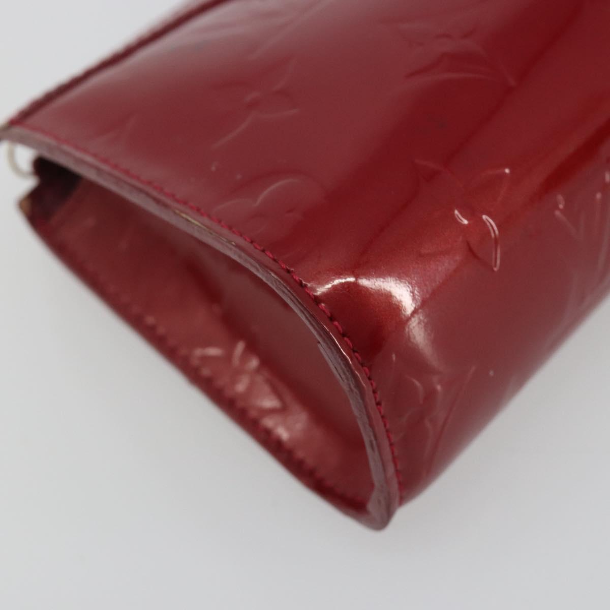 LOUIS VUITTON Monogram Vernis Trousse Cosmetic Pomme D'amour M93568 Auth 192945