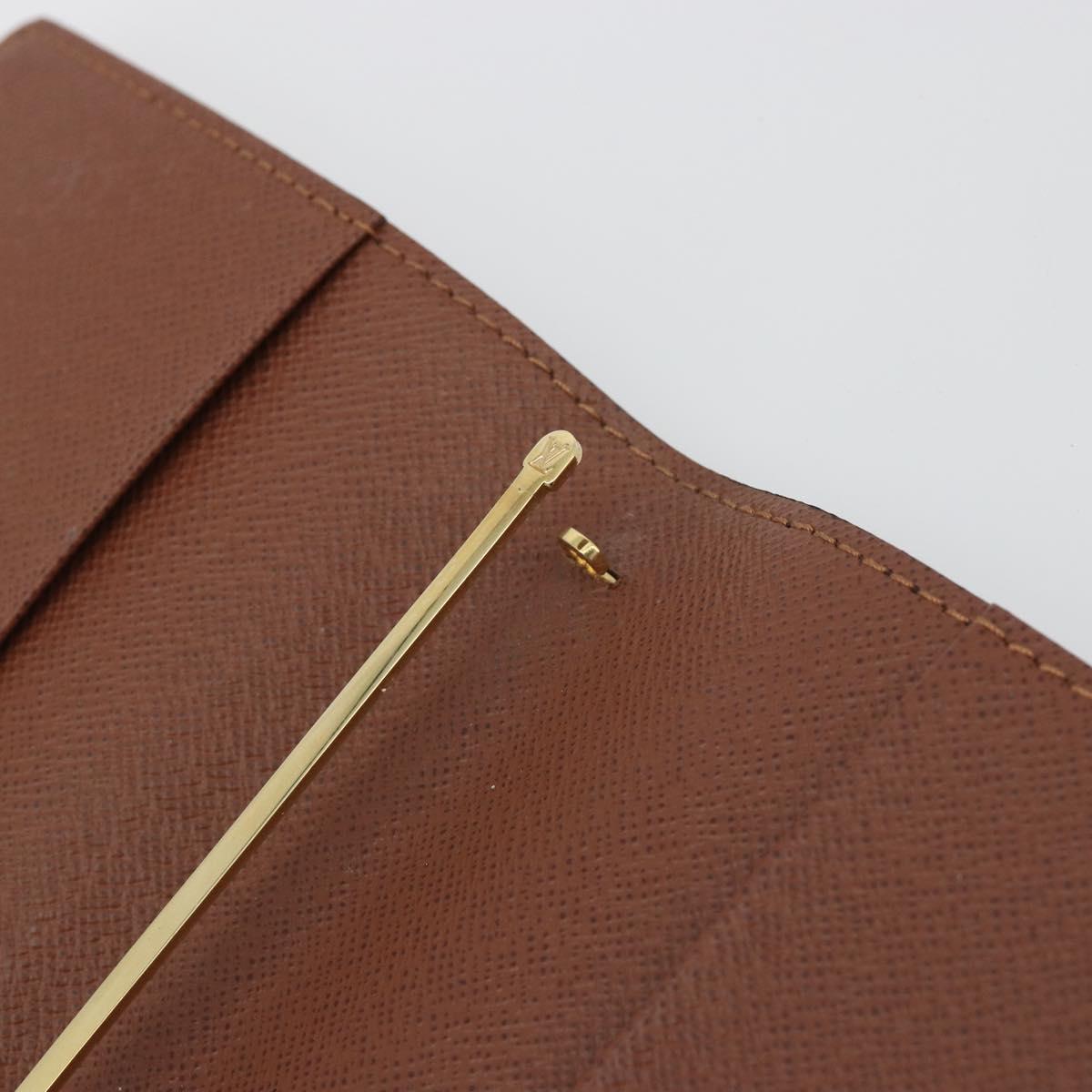 LOUIS VUITTON Monogram Agenda Partonaire PM Day Planner Cover R21029 Auth 192947