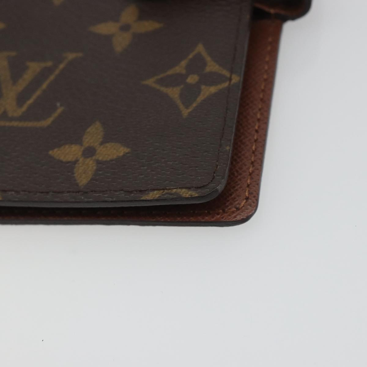 LOUIS VUITTON Monogram Agenda Partonaire PM Day Planner Cover R21029 Auth 192947