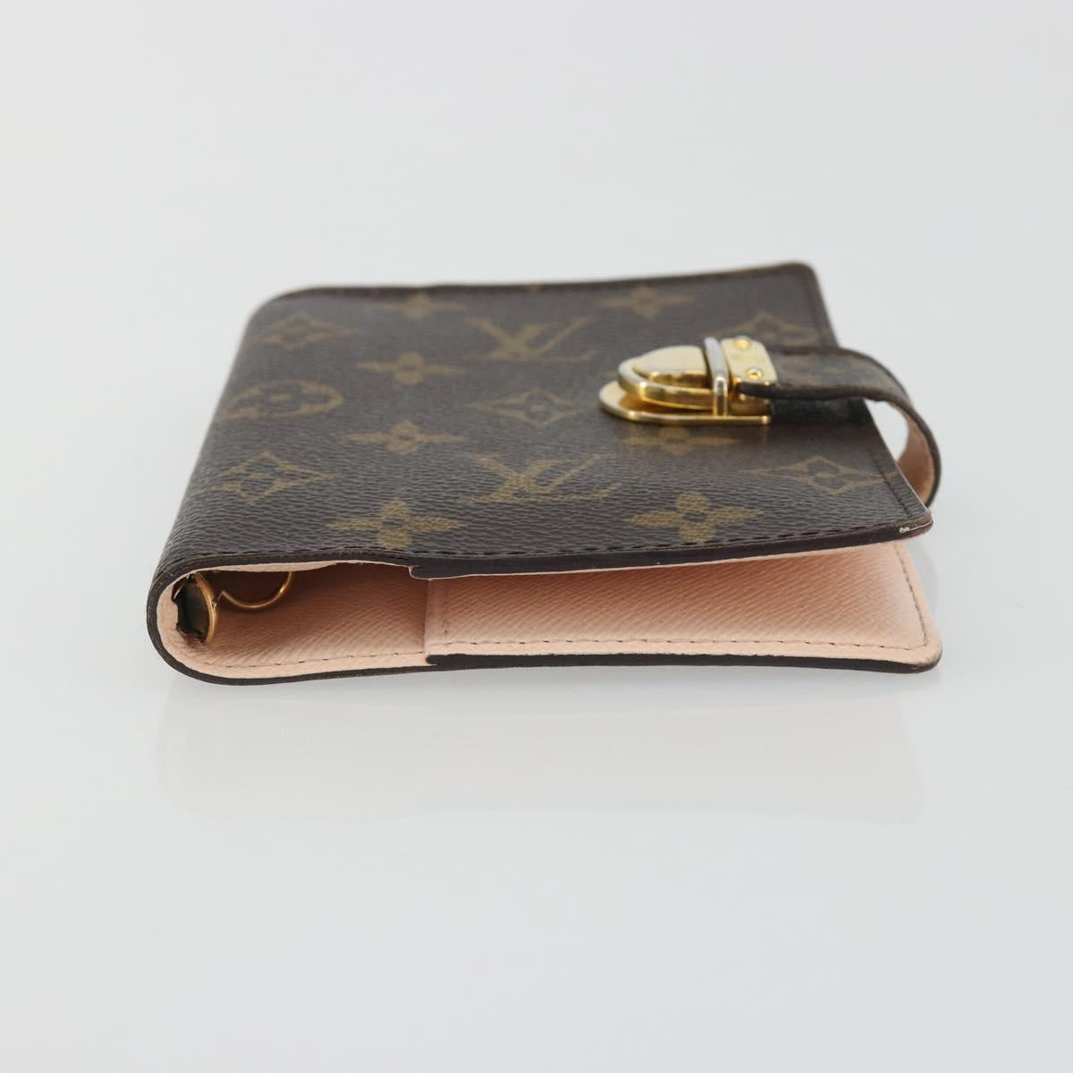 LOUIS VUITTON Monogram Agenda PM Koala Day Planner Cover Pink R21013 Auth 192948