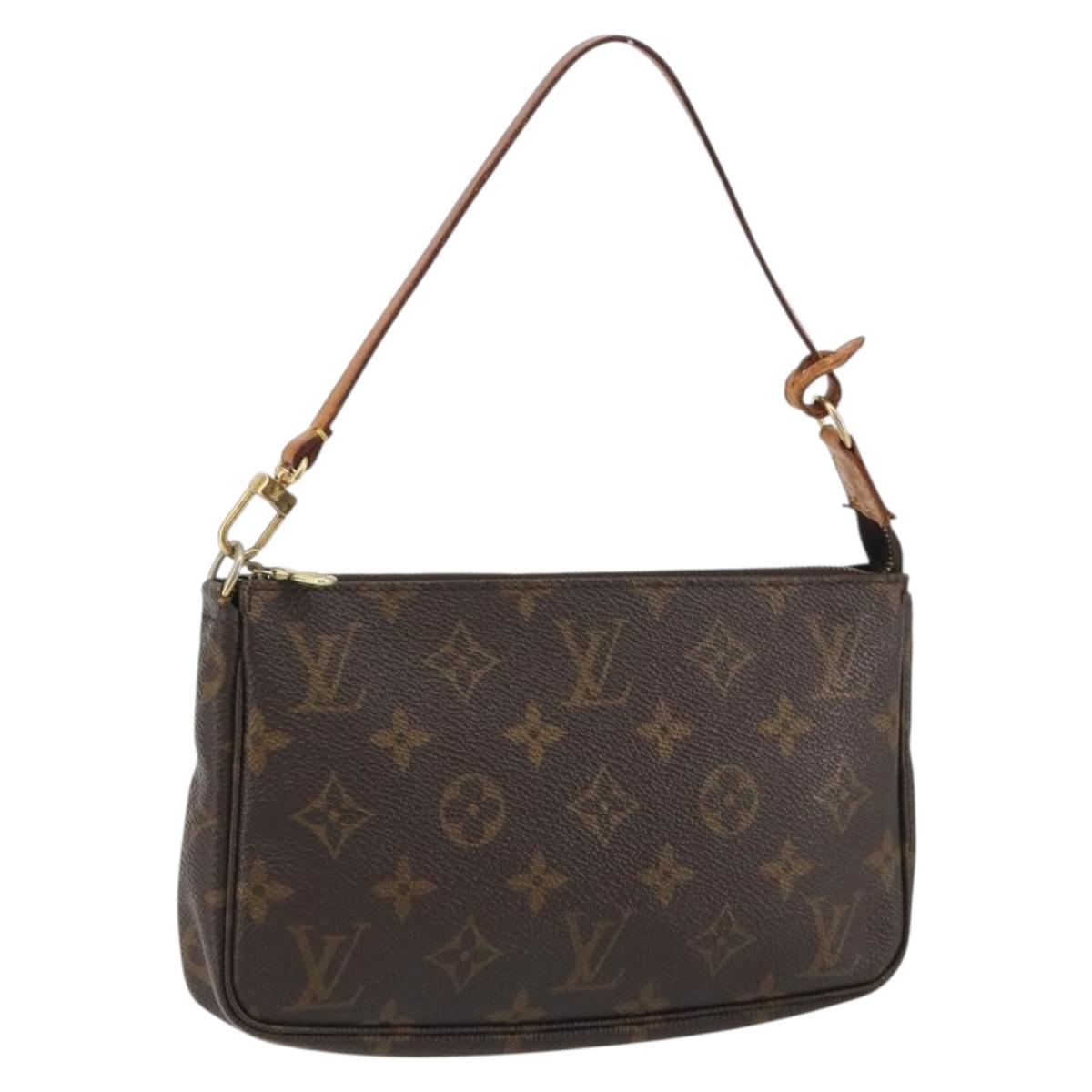 LOUIS VUITTON Monogram Pochette Accessoires Pouch M51980 LV Auth 192971