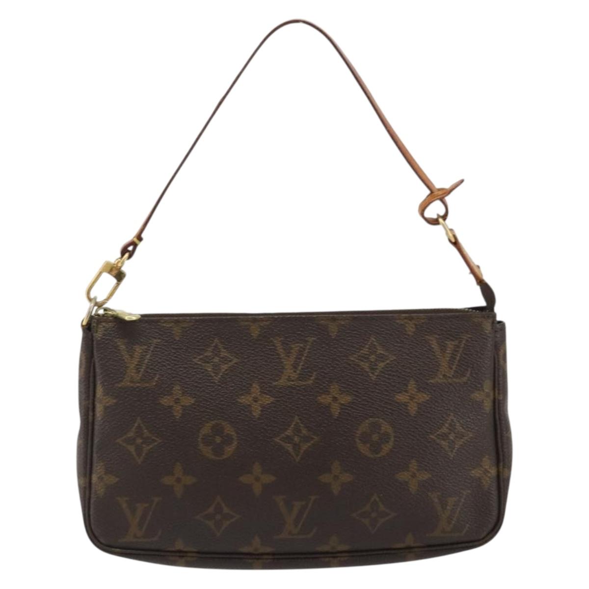LOUIS VUITTON Monogram Pochette Accessoires Pouch M51980 LV Auth 192971