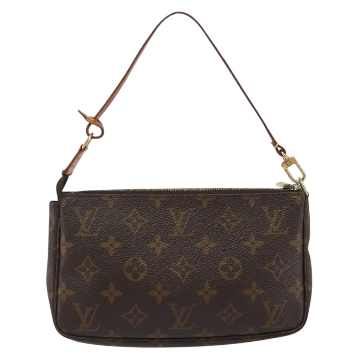 LOUIS VUITTON Monogram Pochette Accessoires Pouch M51980 LV Auth 192971