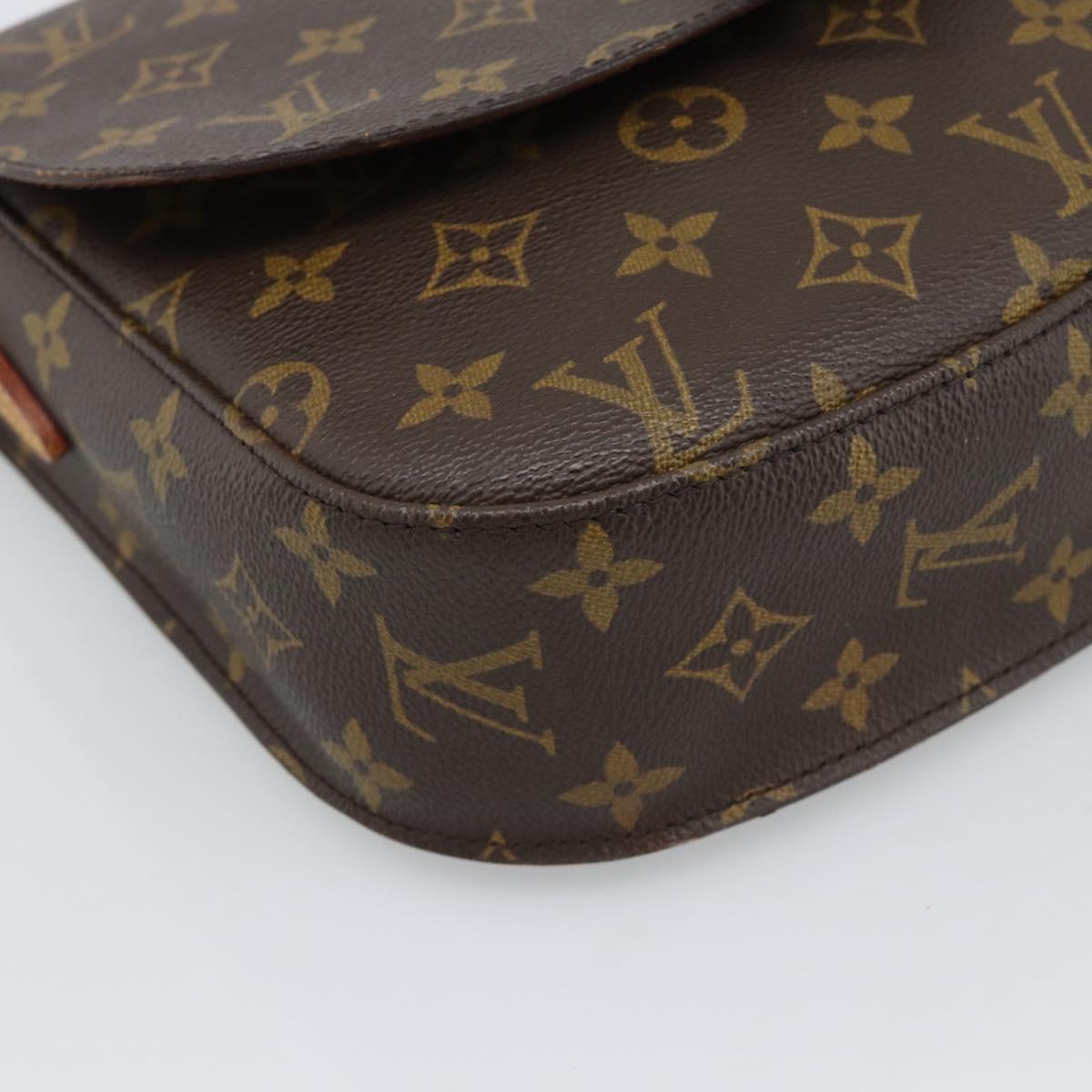 LOUIS VUITTON Monogram Saint Cloud GM Shoulder Bag M51242 LV Auth 192972