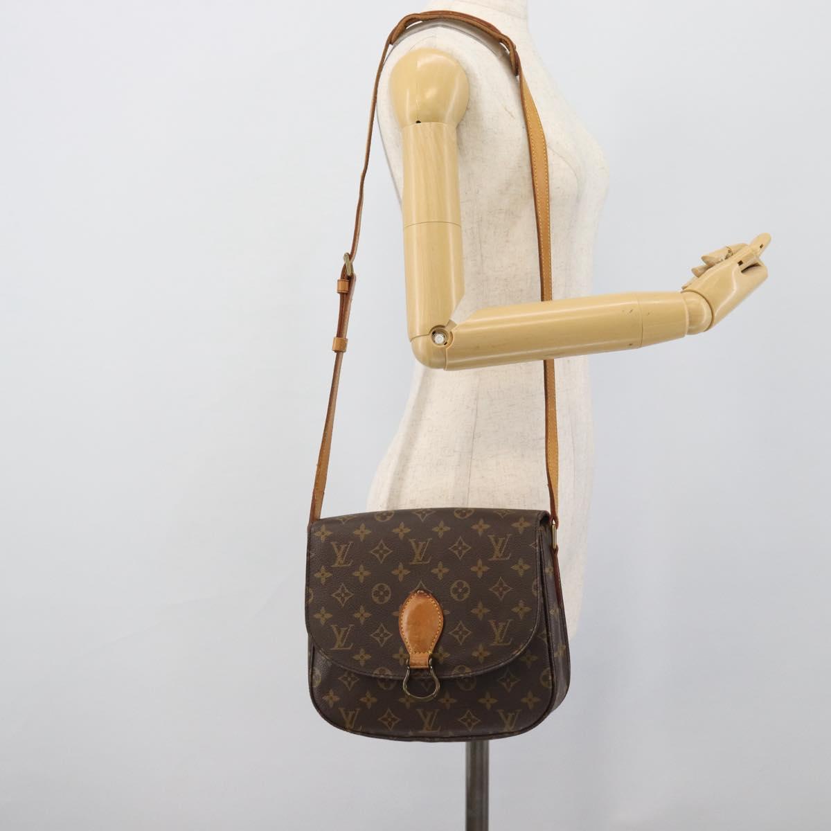 LOUIS VUITTON Monogram Saint Cloud GM Shoulder Bag M51242 LV Auth 192972