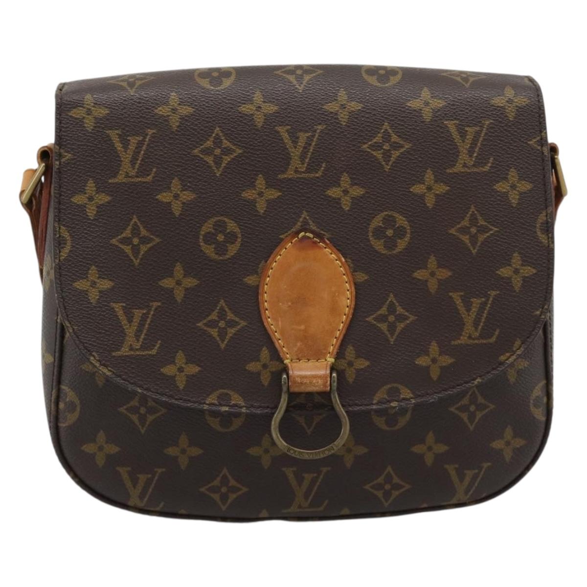 LOUIS VUITTON Monogram Saint Cloud GM Shoulder Bag M51242 LV Auth 192972