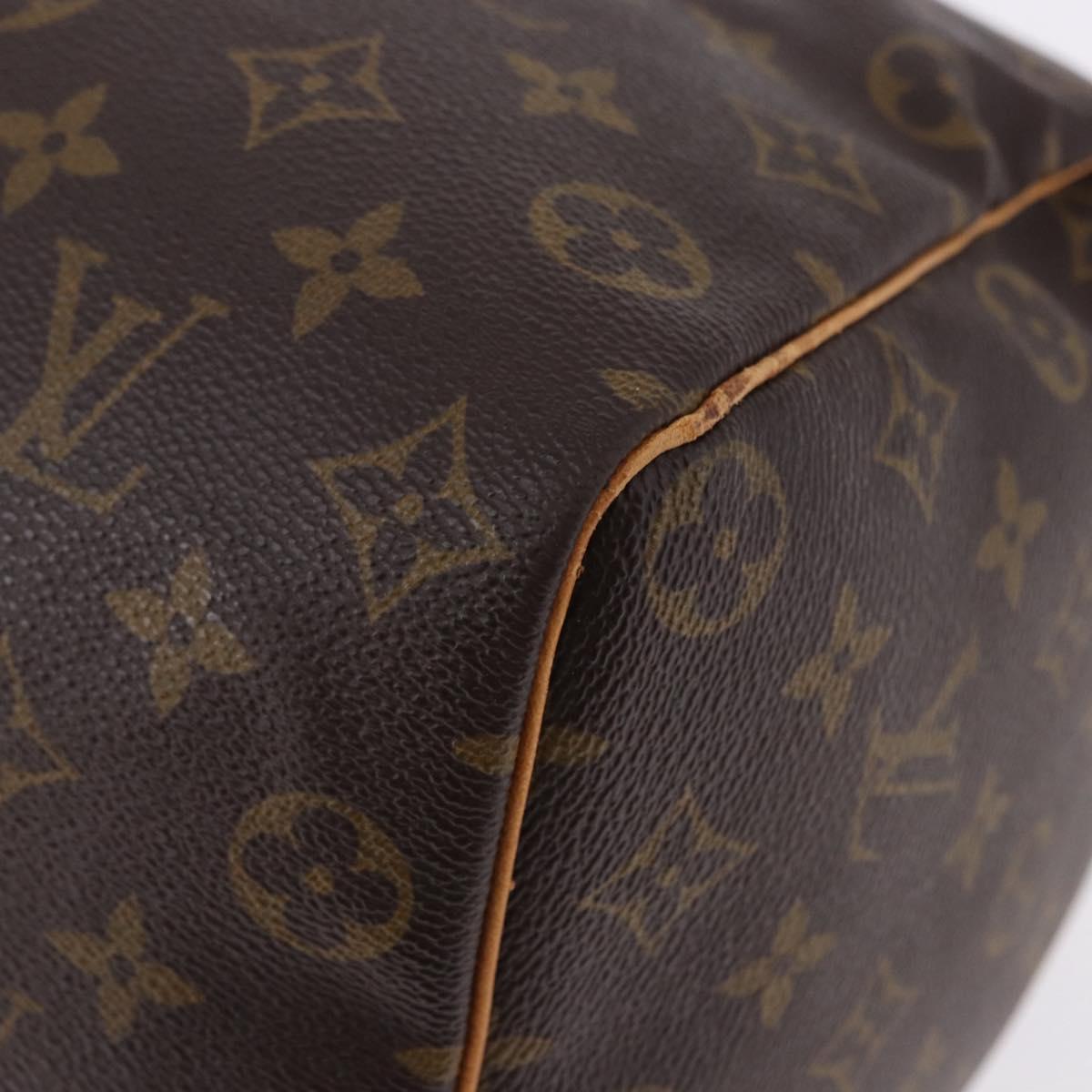 LOUIS VUITTON Monogram Speedy 35 Hand Bag M41524 LV Auth 192974A