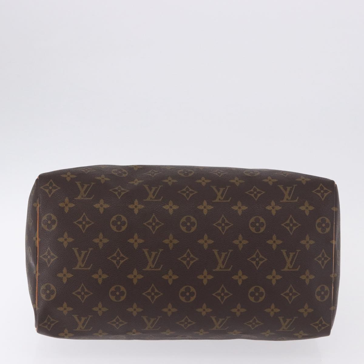 LOUIS VUITTON Monogram Speedy 35 Hand Bag M41524 LV Auth 192974A