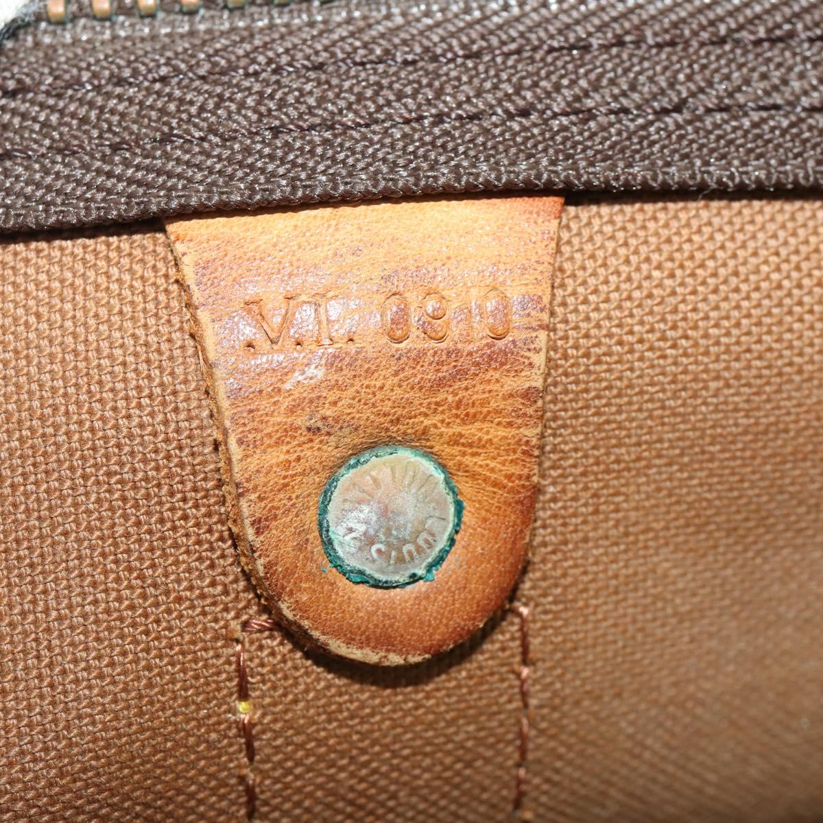 LOUIS VUITTON Monogram Keepall Bandouliere 55 Boston Bag M41414 LV Auth 192976