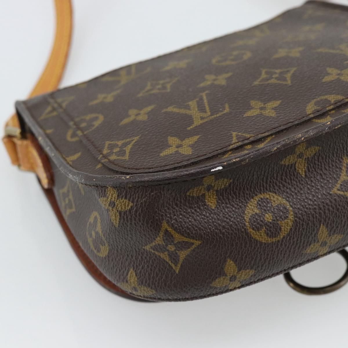 LOUIS VUITTON Monogram Saint Cloud MM Shoulder Bag M51243 LV Auth 192977