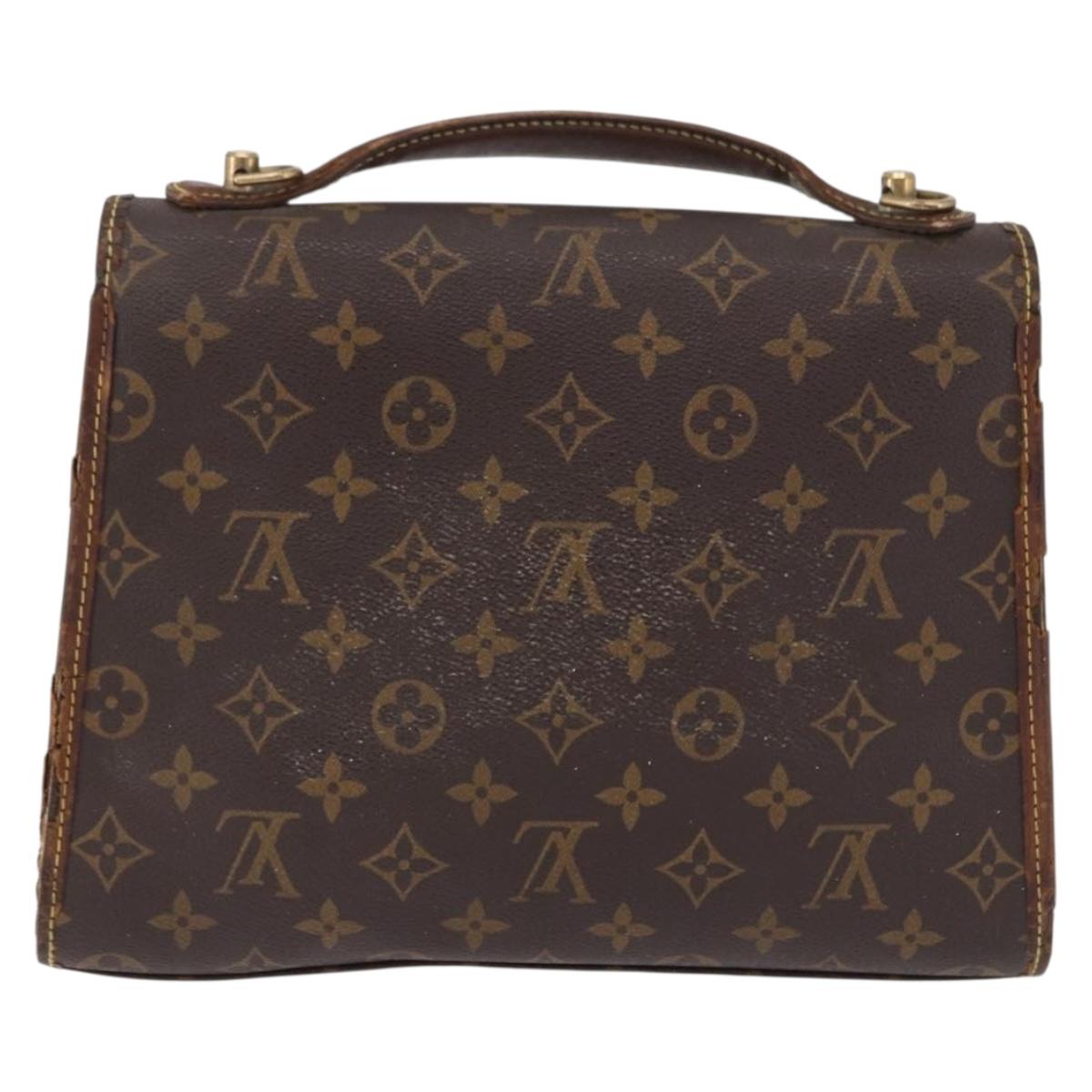 LOUIS VUITTON Monogram Bel Air Hand Bag 2way M51122 LV Auth 192978