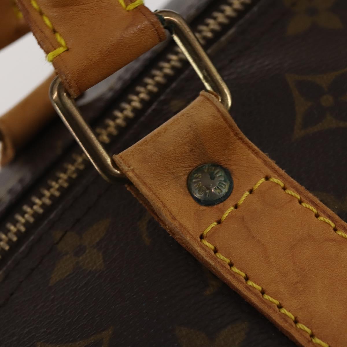 LOUIS VUITTON Monogram Keepall 60 Boston Bag M41422 LV Auth 192979