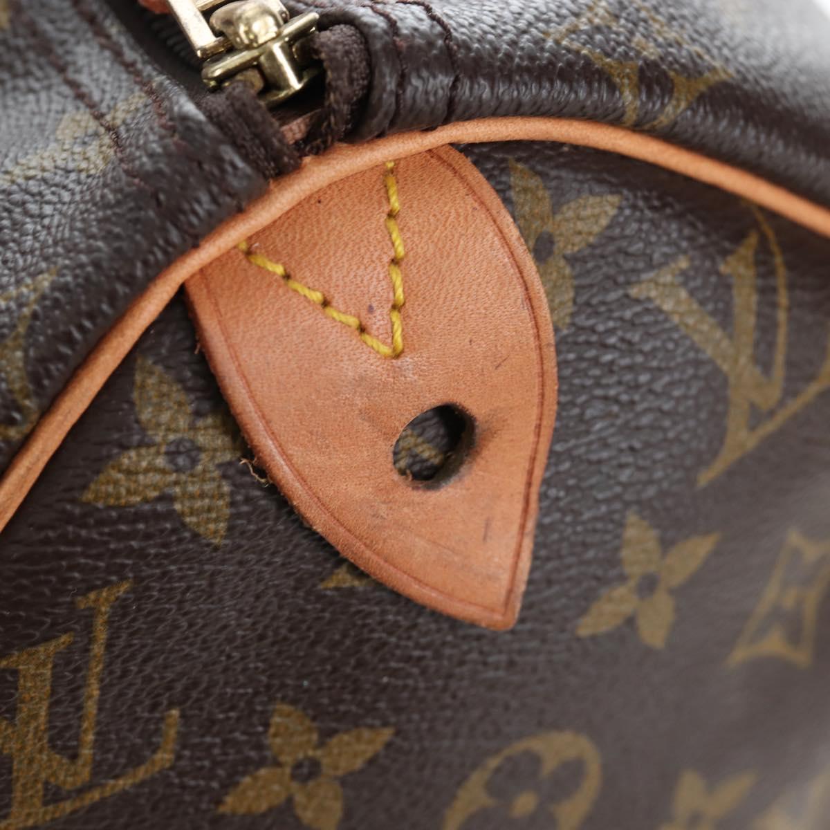 LOUIS VUITTON Monogram Speedy 40 Hand Bag M41522 LV Auth 192980V