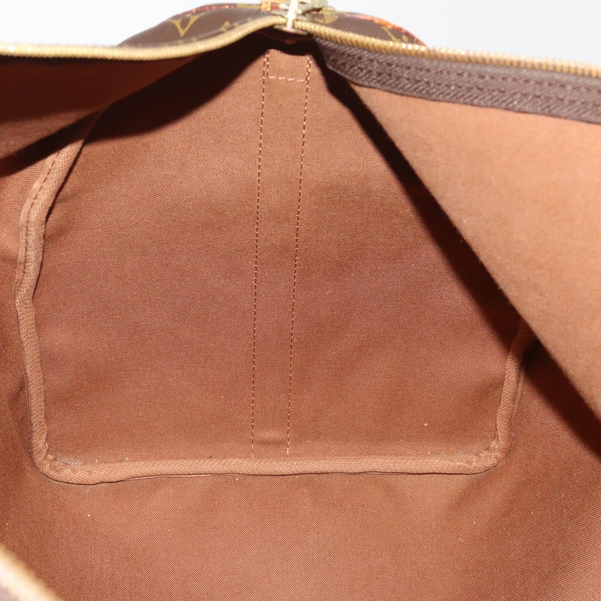 LOUIS VUITTON Monogram Keepall Bandouliere 55 Boston Bag M41414 LV Auth 192981