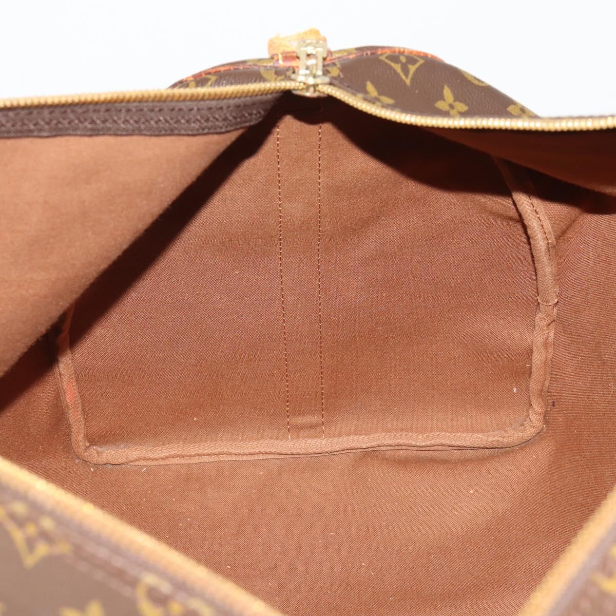 LOUIS VUITTON Monogram Keepall Bandouliere 55 Boston Bag M41414 LV Auth 192981