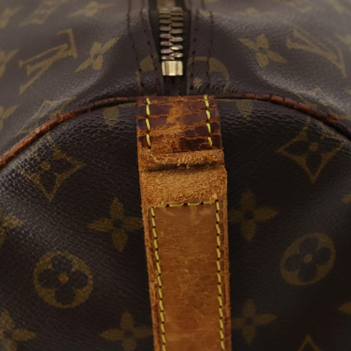 LOUIS VUITTON Monogram Keepall Bandouliere 55 Boston Bag M41414 LV Auth 192981
