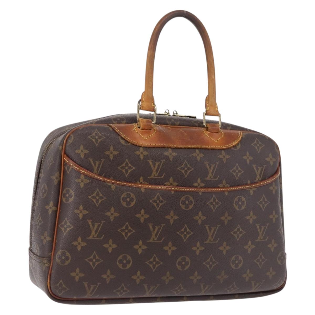 LOUIS VUITTON Monogram Deauville Hand Bag M47270 LV Auth 192982