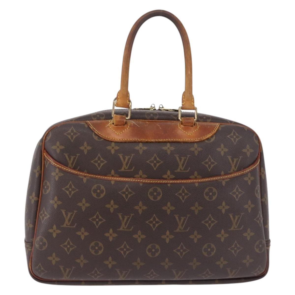 LOUIS VUITTON Monogram Deauville Hand Bag M47270 LV Auth 192982
